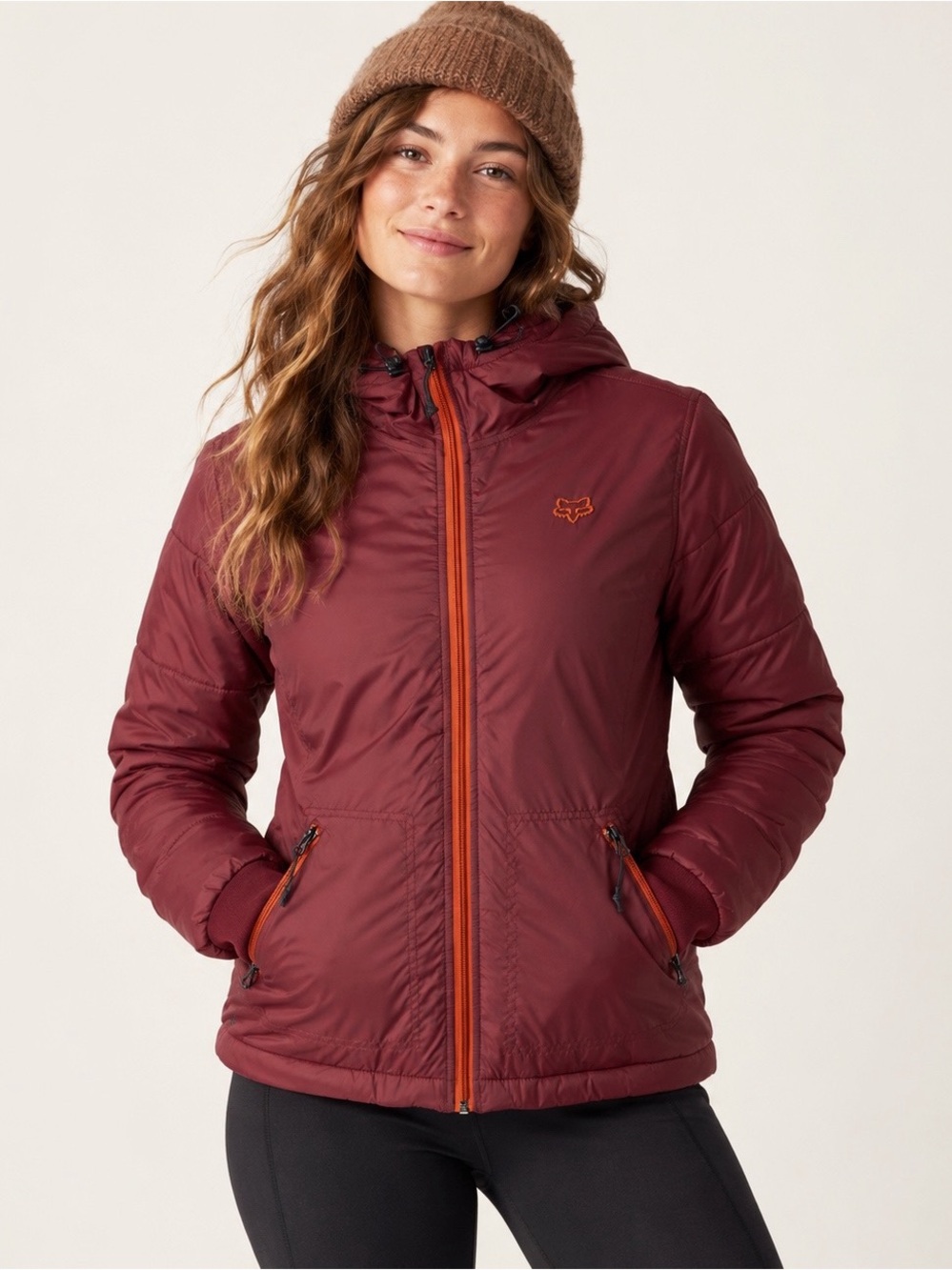 FOX Racing Woman Gravity Waterproof Technical Hoodie Jacket LARGE Biking Outdoor